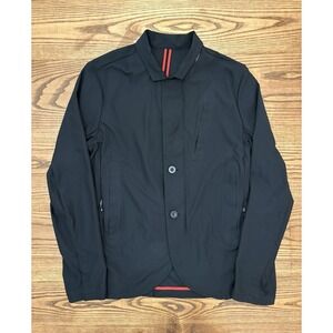 Lululemon Men's Medium Nonstop Blazer Black Warpstreme Full Zip Business Casual